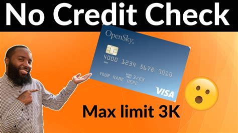 Opensky Secured Credit Card Review No Credit Check Max Limit