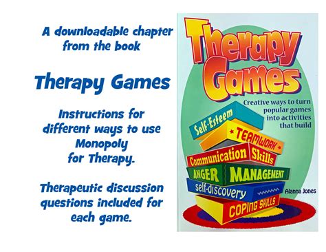 Therapy Games and Activities Using the Game of Monopoly Group - Etsy
