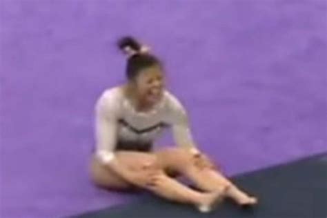 Samantha Cerio Suffers Double Knee Dislocation And Possible Broken Legs In Gymnastics Mishap