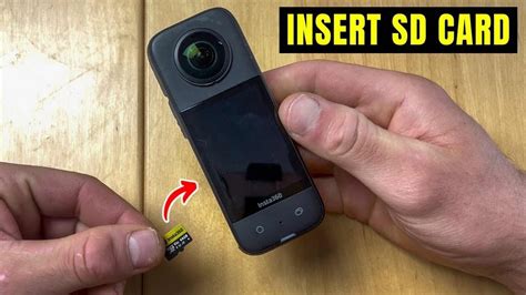 Insta360 X3 How To Insert SD Card YouTube