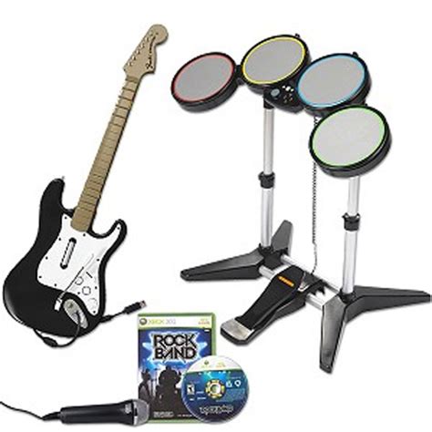 Xbox 360 Rockband 1 And 2 Drumset Bundle Mvdsportuy