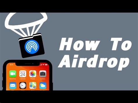 How To Use AirDrop (If You Didn't Already Know) - YouTube