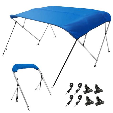 Vevor 4 Bow Bimini Top Boat Cover 900d Polyester Canopy Waterproof And