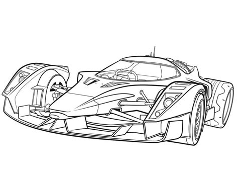 Printable Race Car Coloring Pages & coloring book. 6000+ coloring pages.