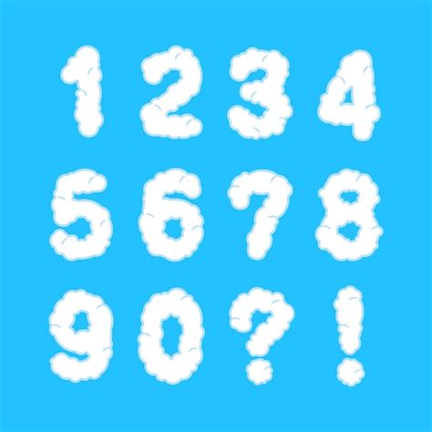 Número Do Enem - Vetor número 0 a 9 com símbolos matemáticos | Vetor Premium