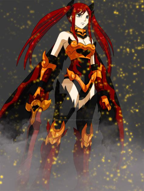 Erza Scarlet Flame Empress Armor by CursedIceDragon on DeviantArt