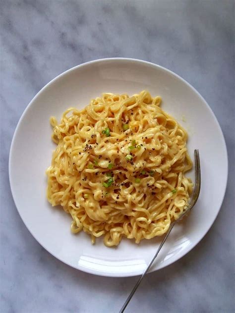 Cheesy Ramen Noodles - Spoons Of Flavor