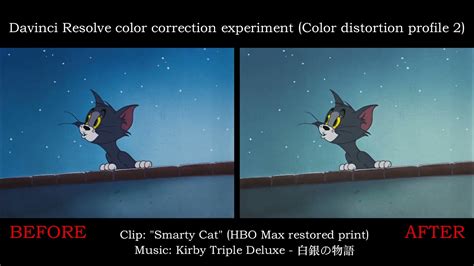 Tom and Jerry: Smarty Cat (1955) Color correction test - YouTube