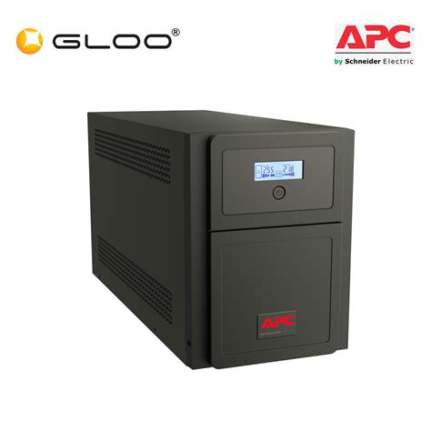 Apc Easy Ups Smv 2000va Universal Outlet 230v Smv2000ai Ms Black