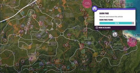 Forza Horizon Barn Finds Locations Guide