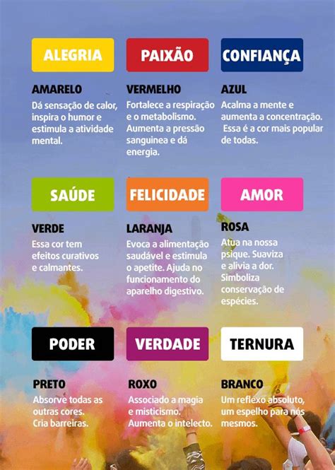 Significado Das Cores Pesquisa Google Color Psychology Personality