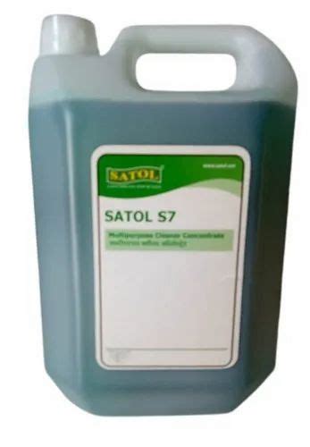 Liquid Satol S Multipurpose Cleaner Packaging Type Plastic Can