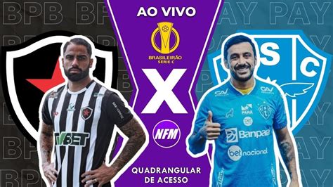 BOTAFOGO PB X PAYSANDU QUADRANGULAR DE ACESSO SÉRIE C AO VIVO