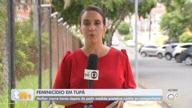 TEM Notícias 1ª Edição Bauru Marília Mulher é morta a facadas pelo