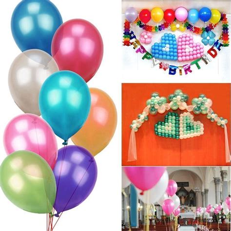 Large Plain Balons Ballons Helium Balloons Birthday Wedding Baloons