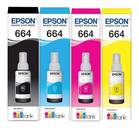 Kit Tintas Originais Epson L L L L L L