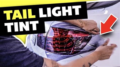 HOW TO TINT TAIL LIGHTS WITH FILM YouTube