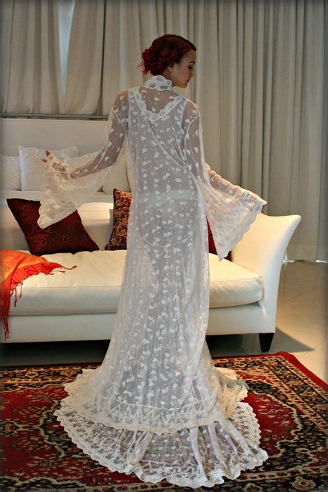 Sarafina Dreams Lace Bridal Robe Lace Robe Wedding French Lace Wedding