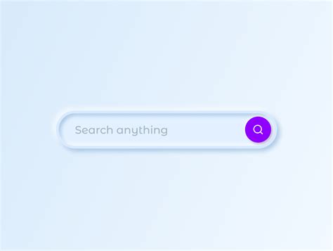 Search Bar Neumorphism By Ritik Jain On Dribbble