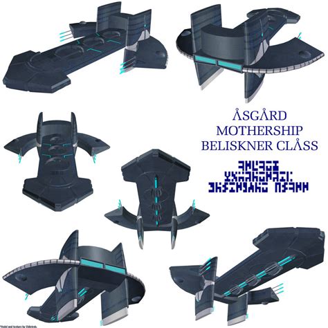 Asgard Beliskner class mothership by Chiletrek on DeviantArt