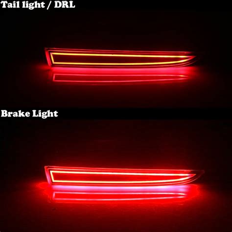 Ijdm Led Bumper Refletor Luzes Para Up Gen Chevrolet Camaro Para