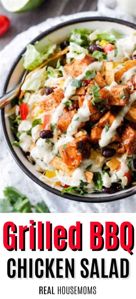 Grilled Barbecue Chicken Salad ⋆ Real Housemoms