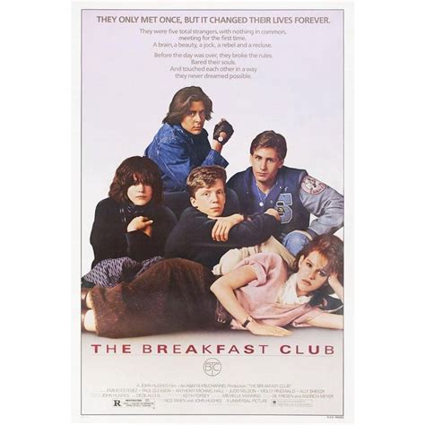 The Breakfast Club 1985 U.S. One Sheet Film Poster in 2023 | The ...