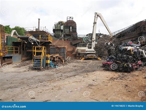 Industrial Scrap Metal Plant Royalty Free Stock Photo Image 19474825