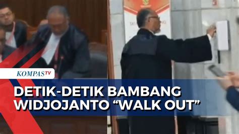 Apa Yang Buat Bambang Widjojanto Walk Out Dari Sidang Sengketa Hasil