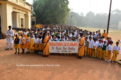 "Run for Unity" at Visva-Bharati, Santiniketan, West Bengal ...