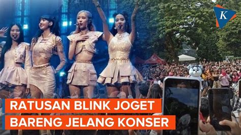 Jelang Konser Blackpink Fans Padati Area Gbk Untuk Random Play Dance