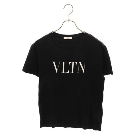 Valentino ヴァレンチノ フロントロゴプリント 半袖tシャツ ブラック 0000045669 01 2024f260024