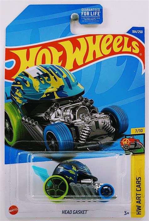 Hot Wheels 2022 Collector 184250 Hw Art Cars 710 Head Gasket Kmj Diecast Ii