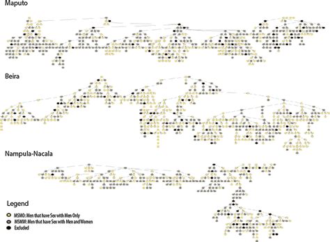 Respondent Driven Sampling Recruitment Diagrams Of Men That Have Sex