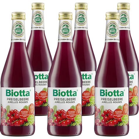 Buy Biotta Jus D Airelles Rouges Plus Bio Avec Extrait Tisane Et