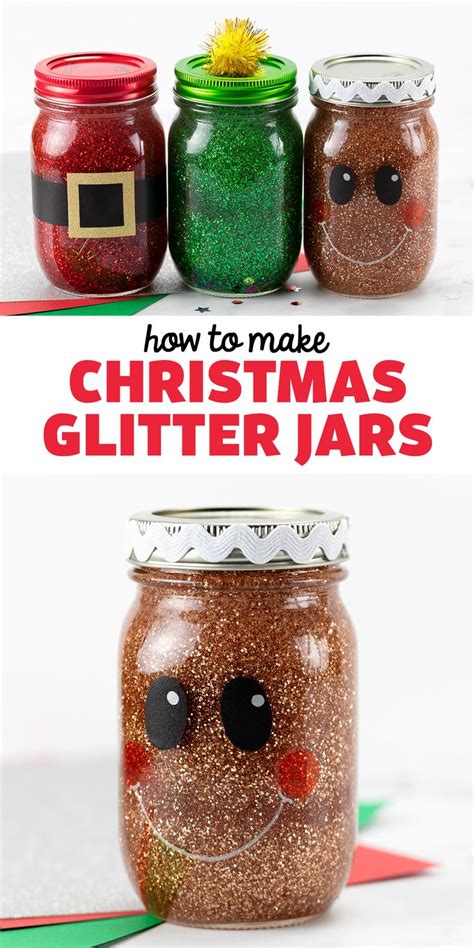 Christmas Glitter Jars Glitter Jars Glitter Christmas Glitter Mason