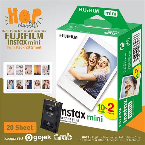 Jual Fujifilm Refill Instax Mini Film Twinpack Plain Isi Lembar