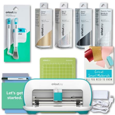 Cricut Joy Smart Machine With Diy Vinyl Decal Sampler And Essential Tools