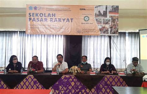 Tingkatkan Daya Saing Pedagang Wawali Arya Wibawa Buka Sekolah Pasar