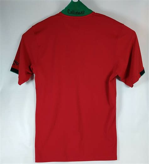 Mens Vintage CALLAWAY Golf Apparel Nordstrom Polo Red Gem