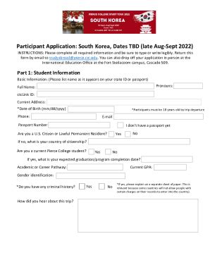 Fillable Online How To Fill Out A South Korea Visa Application Form