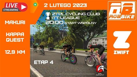 ZTPL Cycling Club ITT League Etap 4 Zwift YouTube