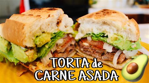 Tortas De Carne Asada Receta