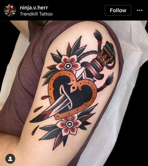 Pin By Jordan Simon On Boredpanda In 2024 Traditional Heart Tattoos