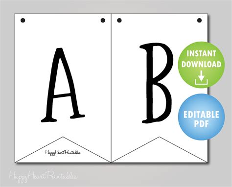 Editable Printable Banner Template