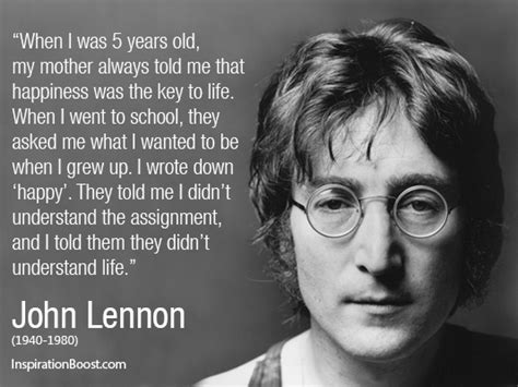 Happy Quotes John Lennon | Inspiration Boost