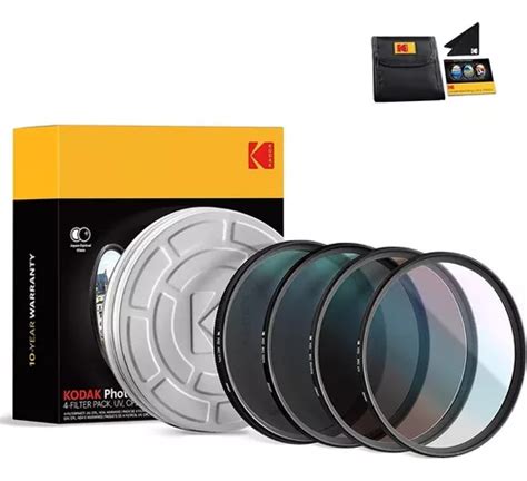 Kodak Juego De Filtros Uv Cpl Nd Y Filtro Calentamiento Mercadolibre