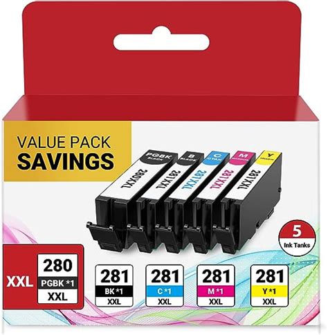 INKPAD 280 281 Ink Cartridges PGI 280XXL CLI 281XXL Cartridge