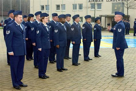 US Air Force (USAF) Non-Commissioned Officers (NCO) attending the ...