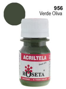 Acriltela Plana Verde Oliva Cc Roseta